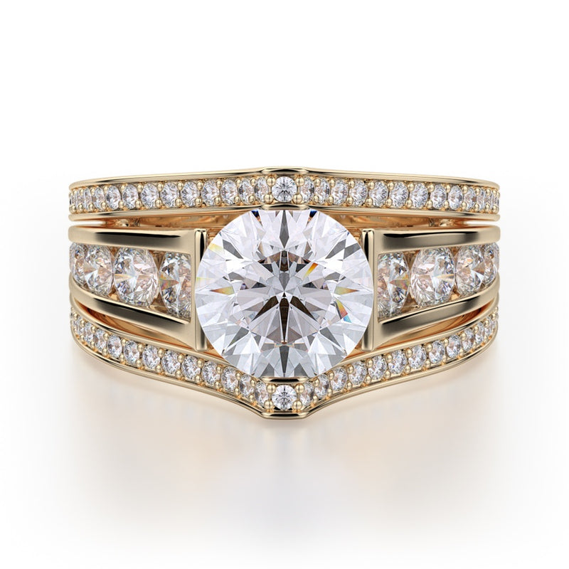 Michael M Strada Engagement Ring R417-2