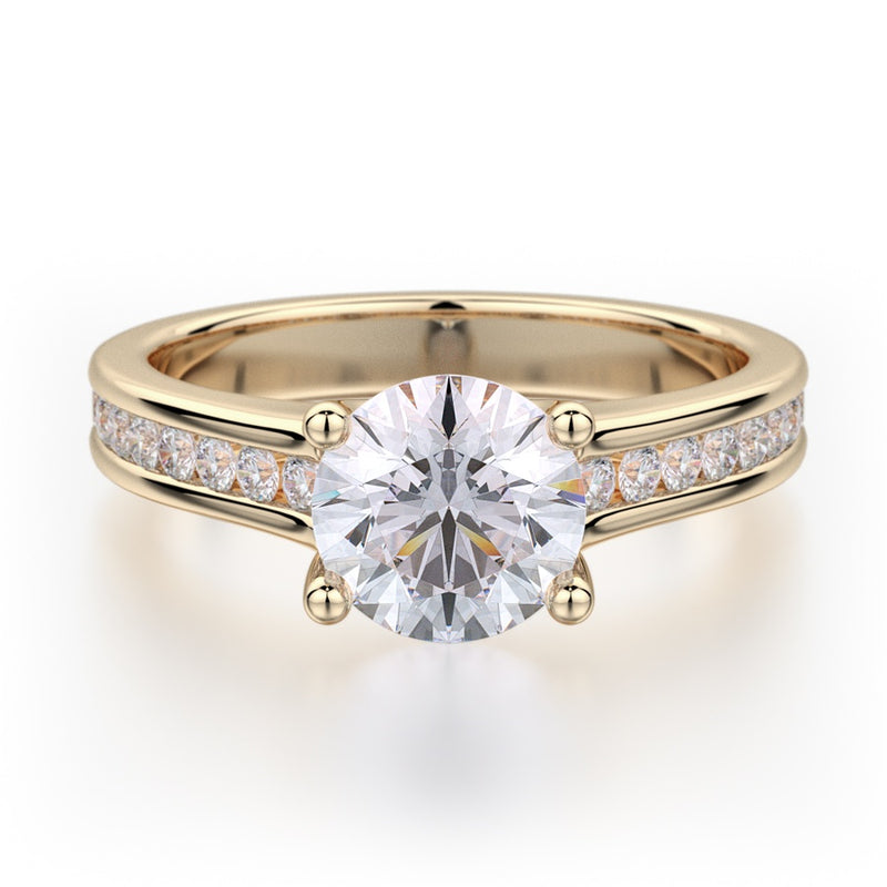 Michael M Defined Engagement Ring R461-1