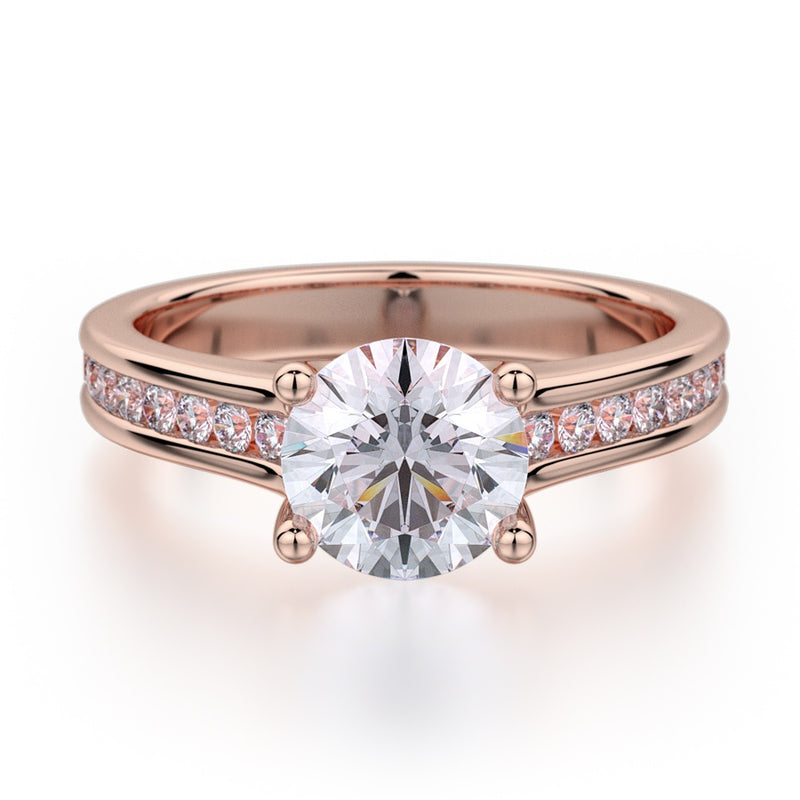 Michael M Defined Engagement Ring R461-1