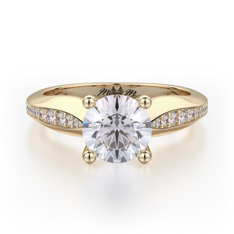 Michael M Defined Engagement Ring R686-1