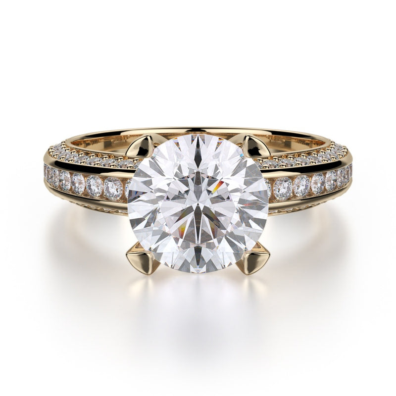 Michael M Defined Engagement Ring R457-2