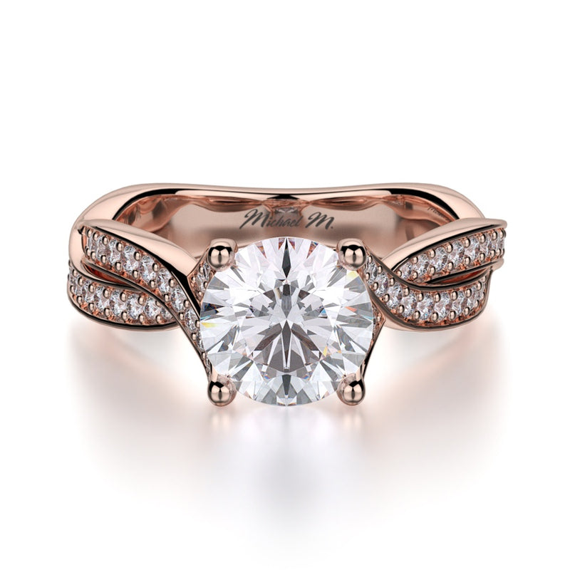 Michael M Defined Engagement Ring R709-1.25