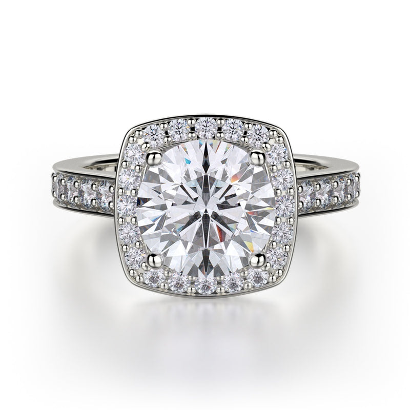 Michael M Defined Engagement Ring R378-2