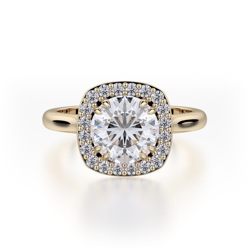 Michael M Defined Engagement Ring R721-1.5