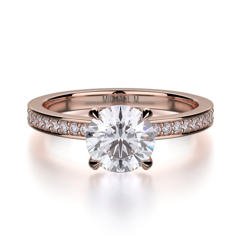 Michael M Defined Engagement Ring R726-1