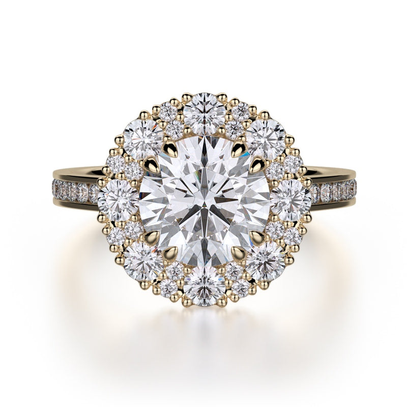Michael M Defined Engagement Ring R741-1.5