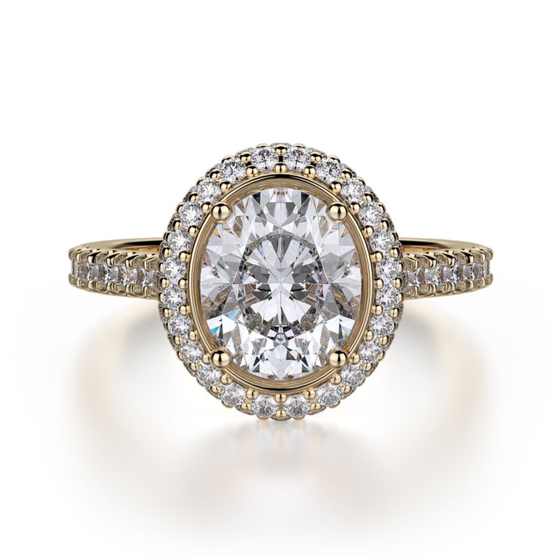 Michael M Defined Engagement Ring R737-2-OV