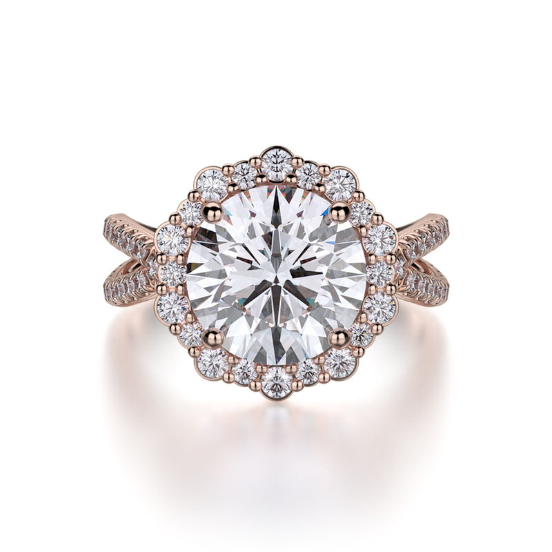 Michael M Defined Engagement Ring R740-2