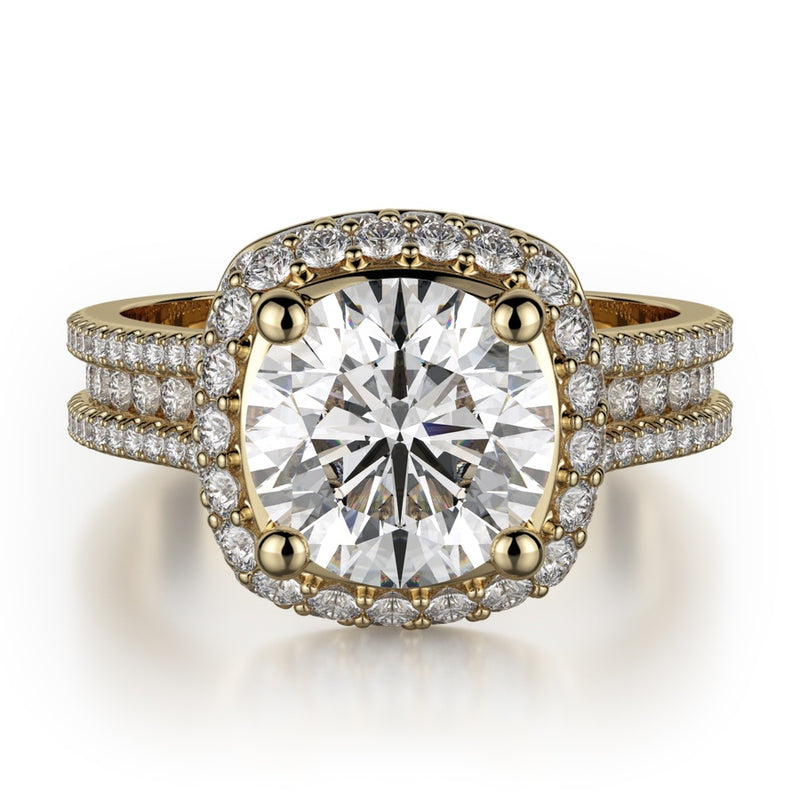 Michael M Defined Engagement Ring R755-2