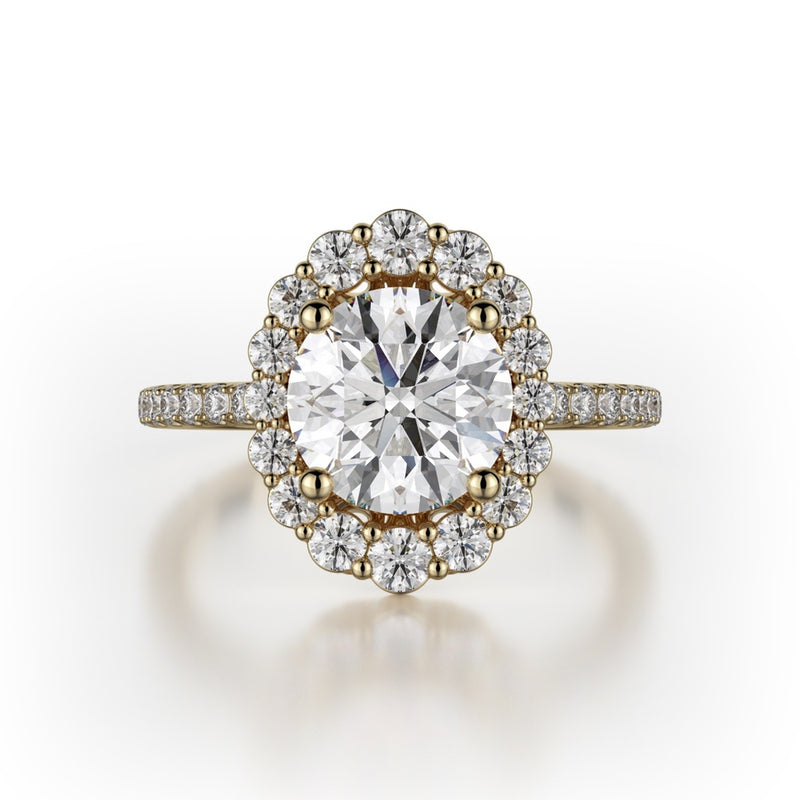 Michael M Defined Engagement Ring R739-1.5