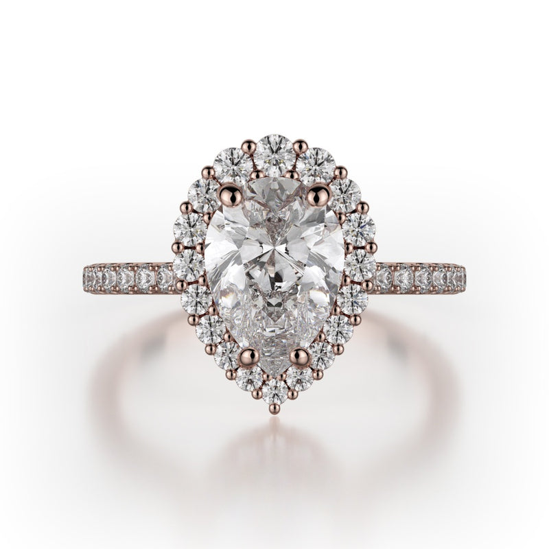 Michael M Defined Engagement Ring R739-2PR