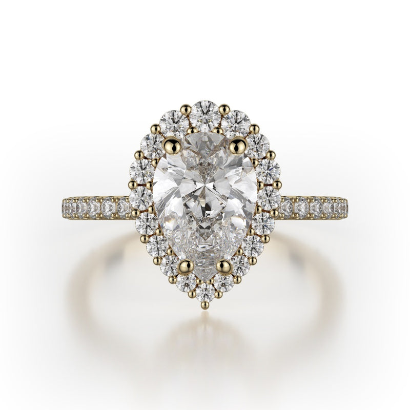 Michael M Defined Engagement Ring R739-2PR