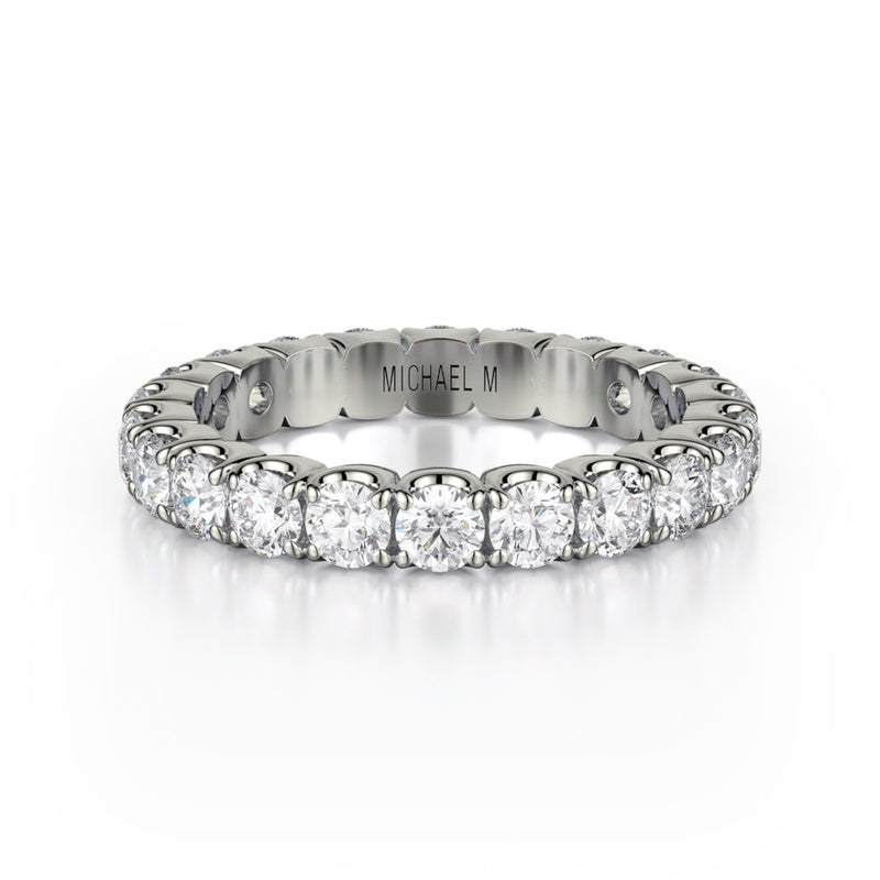 Michael M Crown Wedding Band B327