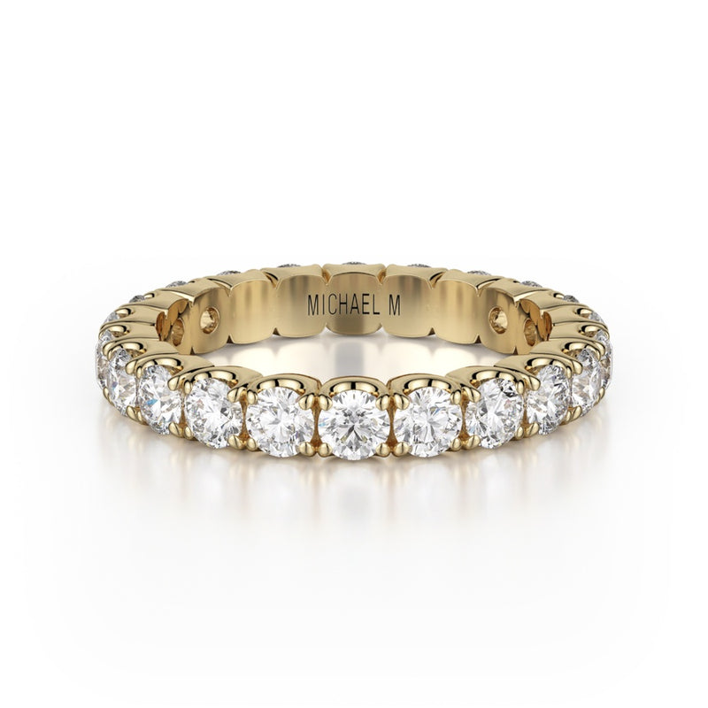 Michael M Crown Wedding Band B327