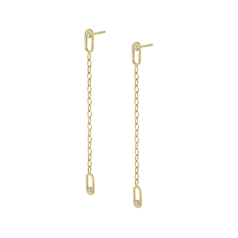 Michael M Link Streamlined Earrings ER352