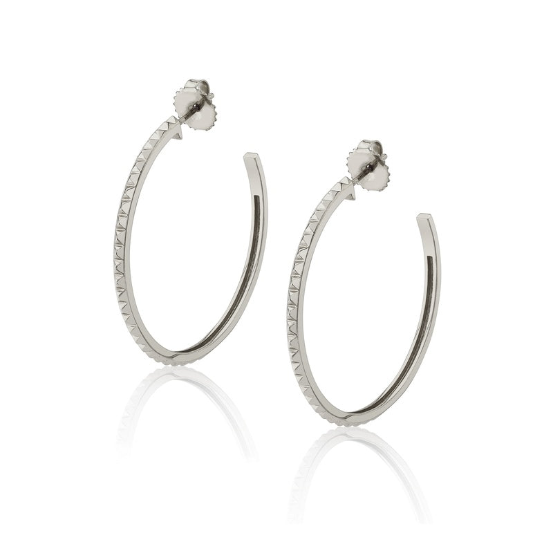Michael M Tetra Foundation Hoop Earrings ER368