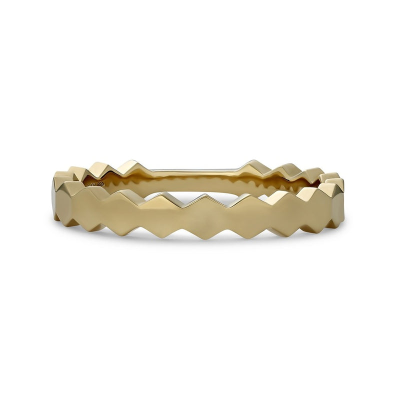 14KY HP HONEYCOMB RING