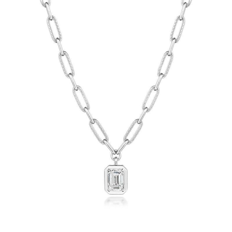 Petite Diamond Link Necklace - 1.54ct