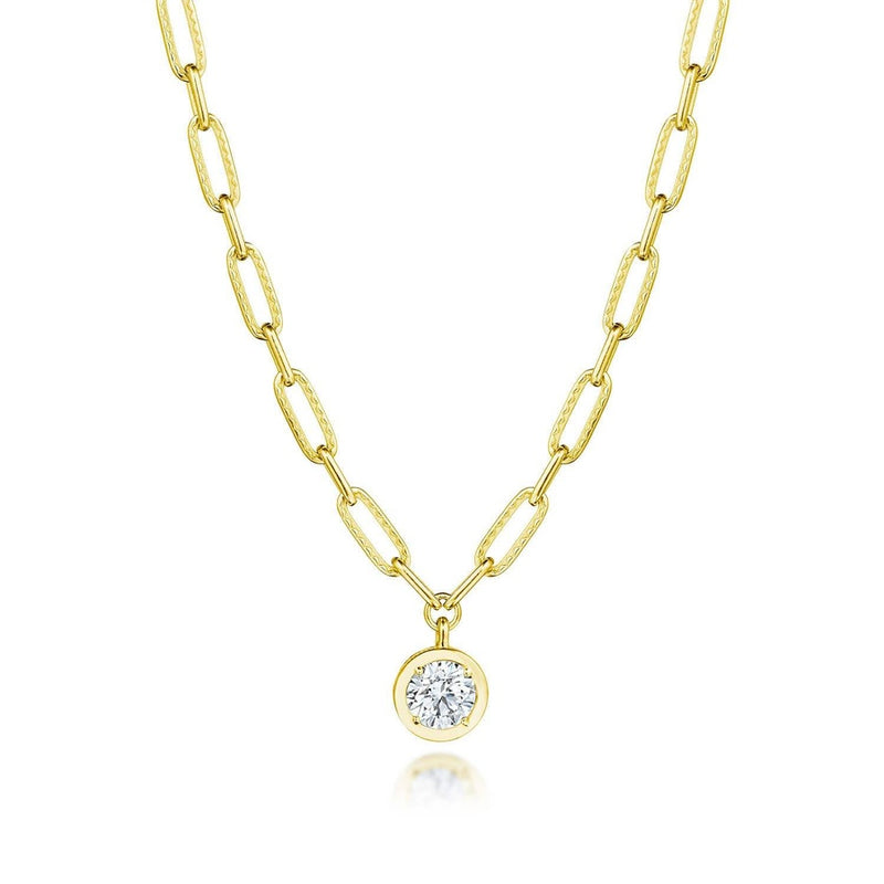 Petite Diamond Link Necklace - 1.54ct