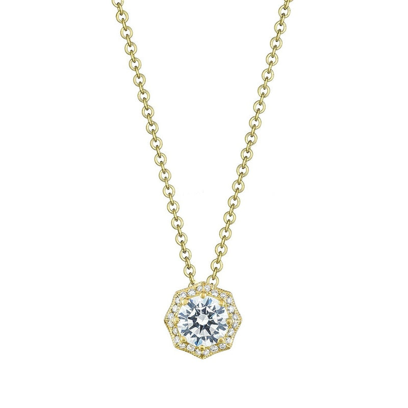 Art Deco Bloom Diamond Necklace