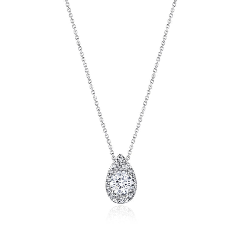 17" Pear Bloom Diamond Necklace