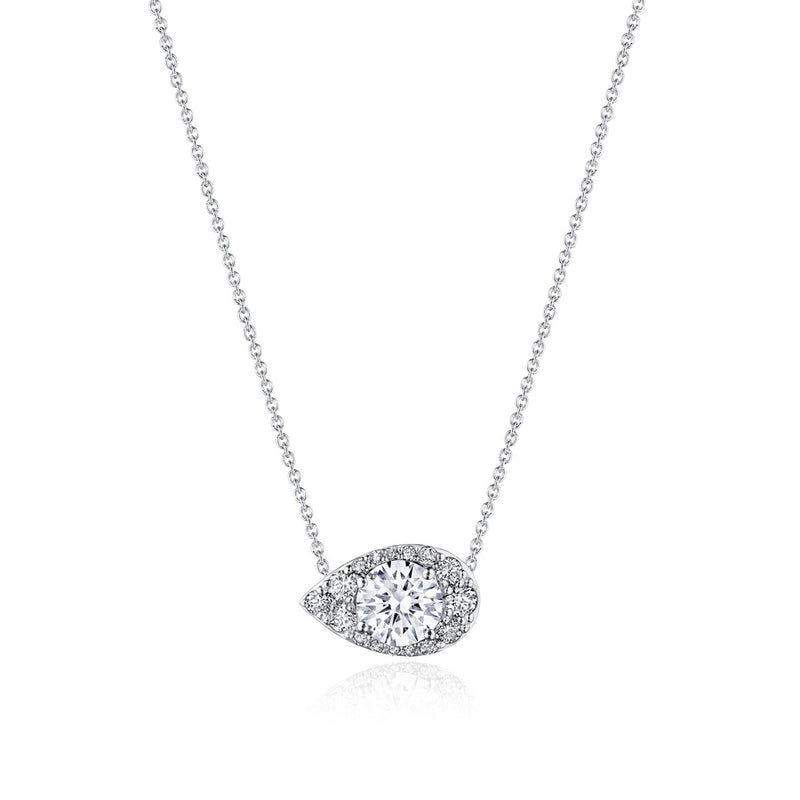 17" Pear Bloom Diamond Necklace