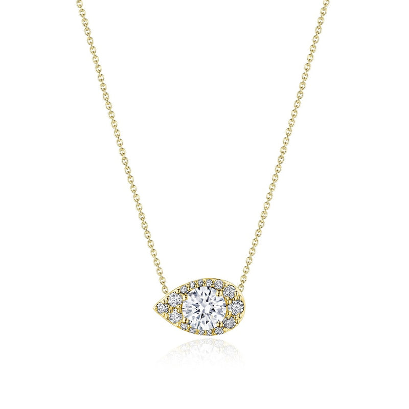 17" Pear Bloom Diamond Necklace