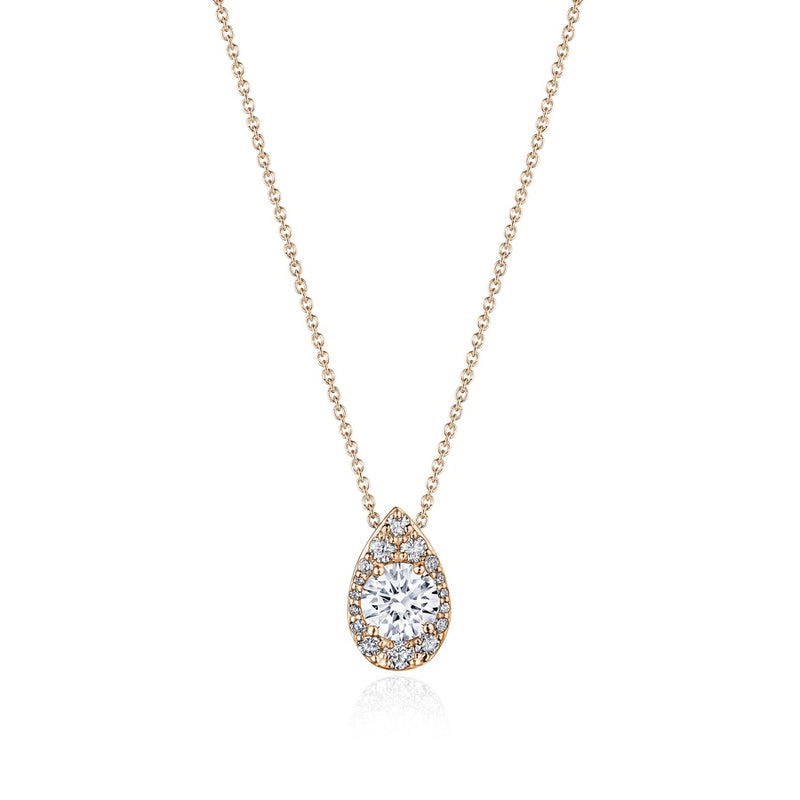 17" Pear Bloom Diamond Necklace