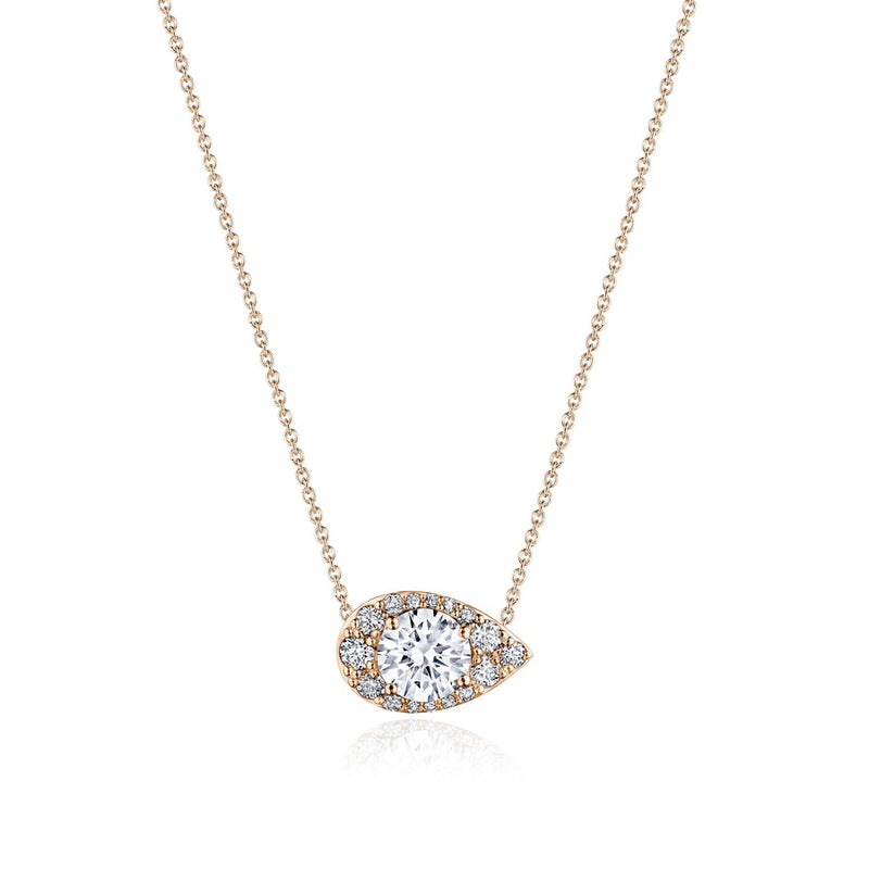17" Pear Bloom Diamond Necklace