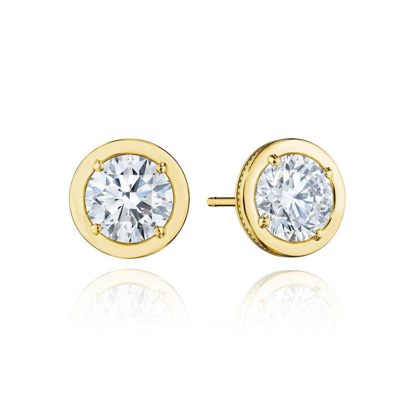Round Diamond Stud Earring - 1ct