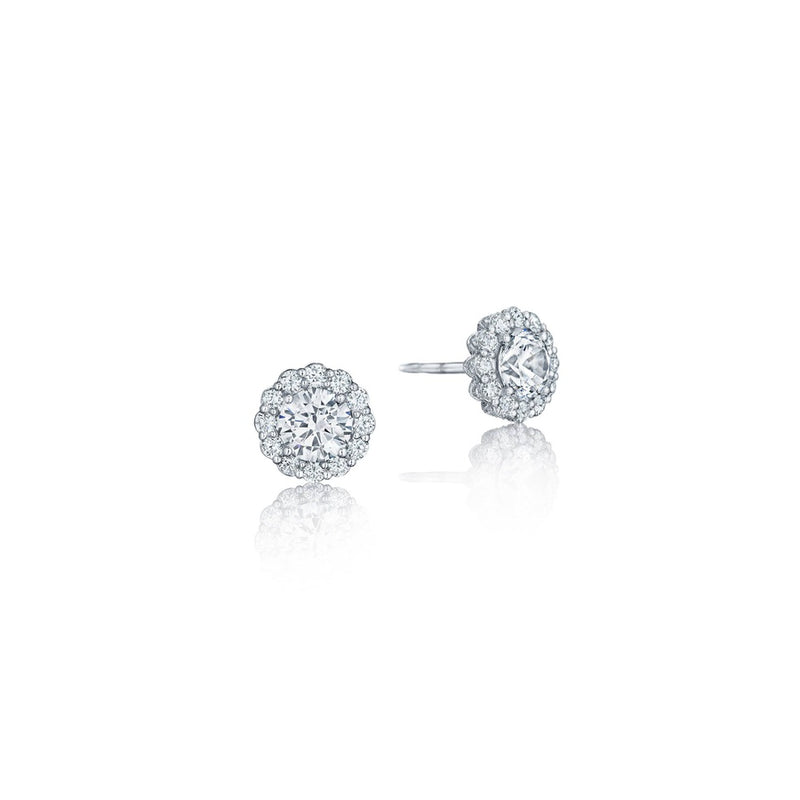 Full Bloom Diamond Stud Earrings