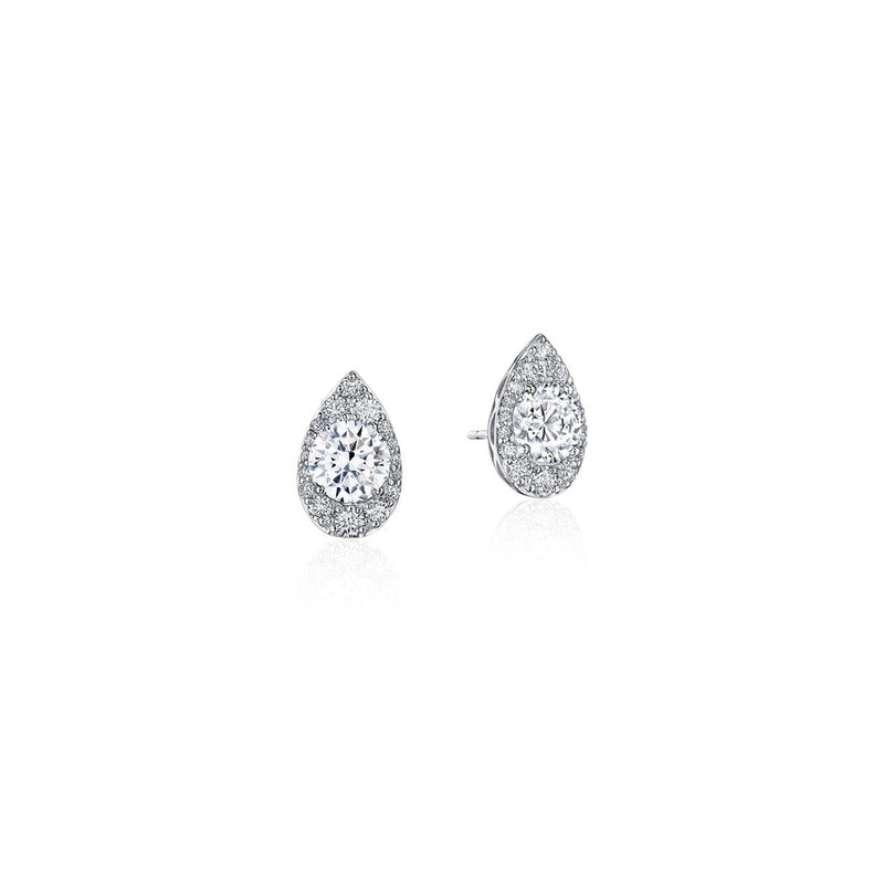 Pear Bloom Diamond Earring