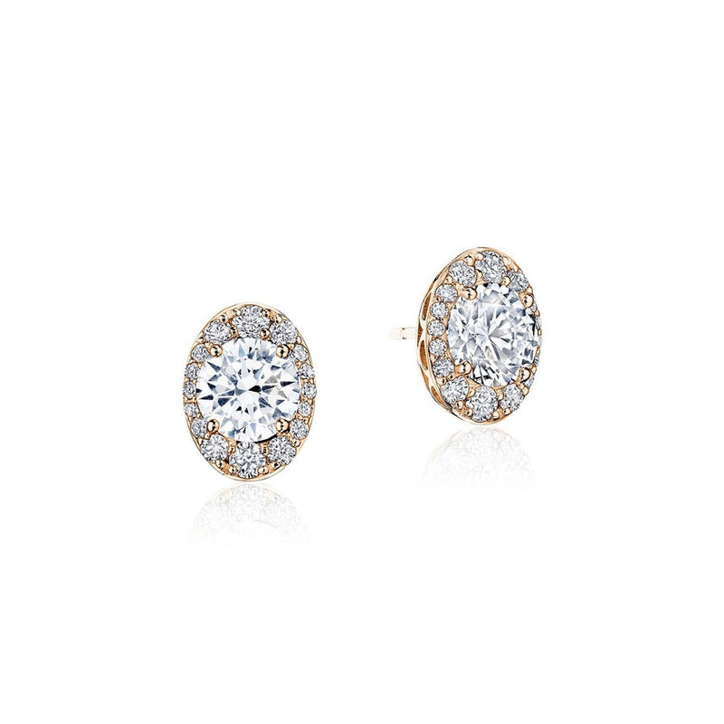 Oval Bloom Diamond Earring