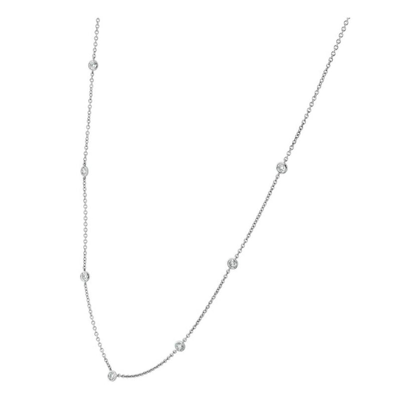 18KW 7=.50CTW SI GH NECKLACE