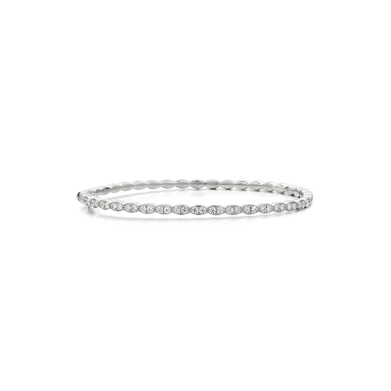 Hearts on Fire Lorelei Floral Diamond Bangle HFBLORFLBNG01128W-L