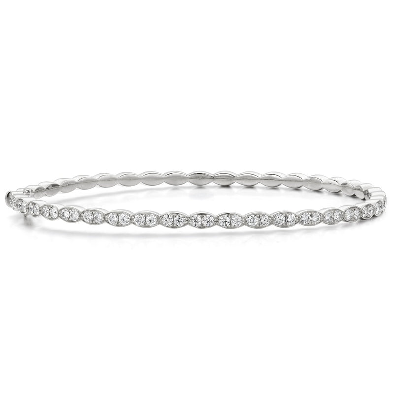 Hearts on Fire Lorelei Floral Diamond Bangle HFBLORFLBNG01128Y-L