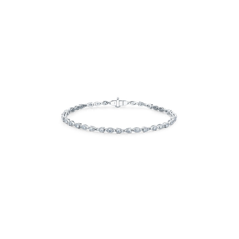 Hearts On Fire Aerial Dewdrop Line Bracelet HFBAERD01608W