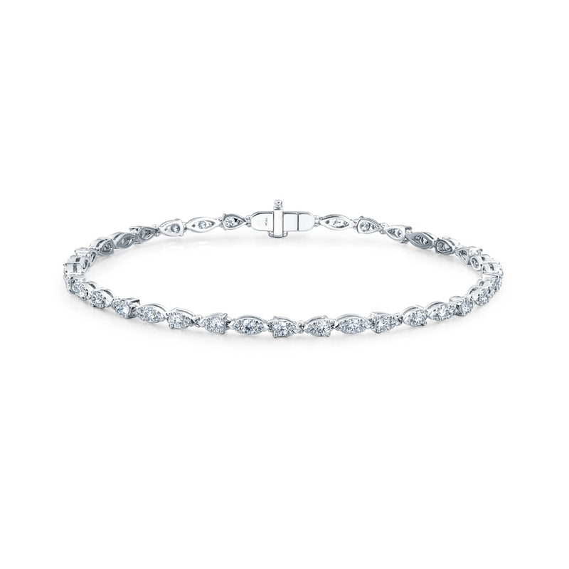 Hearts on Fire Aerial Dewdrop Line Bracelet HFBAERD01608R