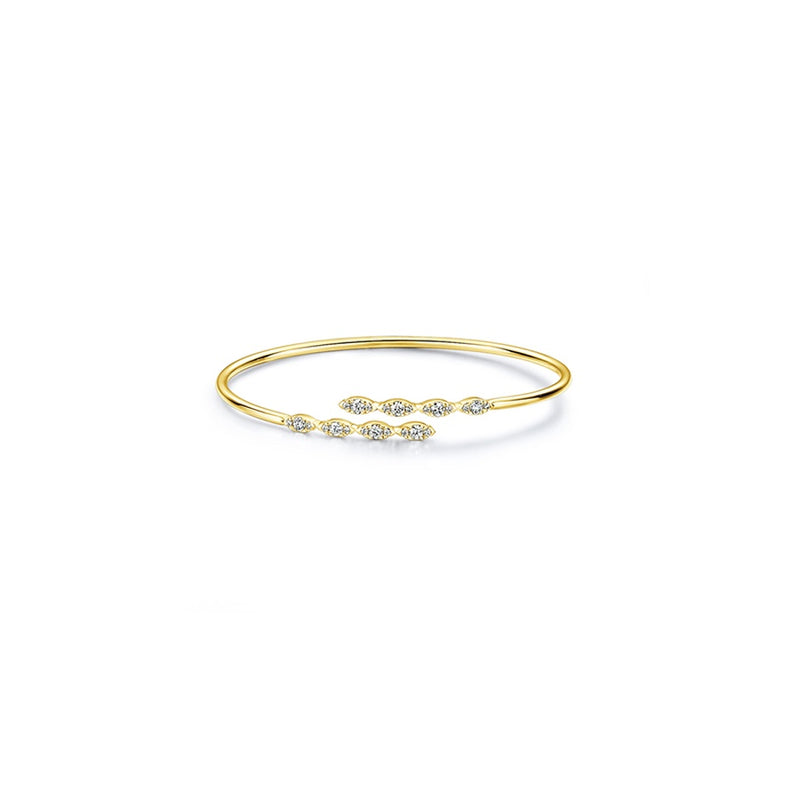 Hearts on Fire Aerial Marquis Flexi Bangle HFBAERM00538Y-M