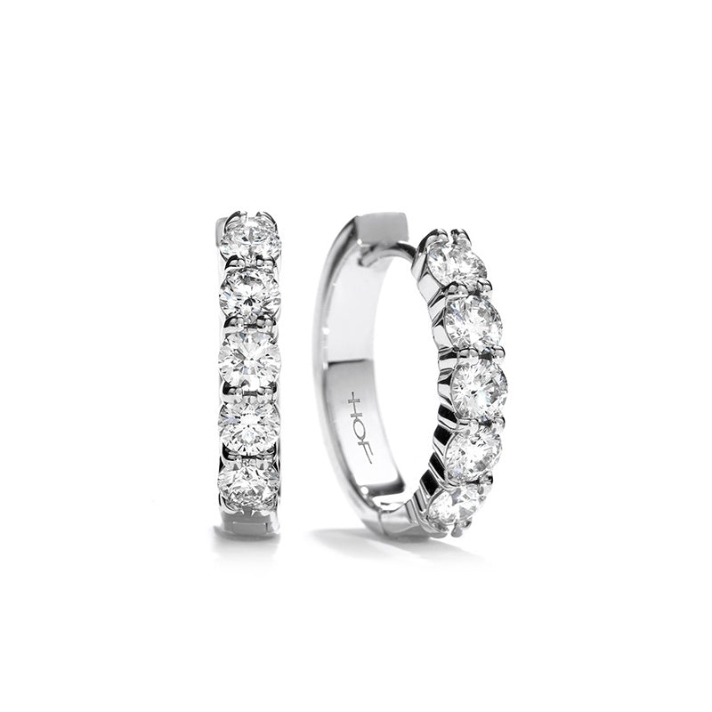 Hearts On Fire Small Mini Hoop Earrings HFESH300958W