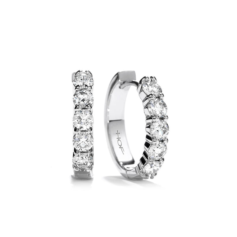 Hearts on Fire Small Mini Hoop Earrings HFESH301858W