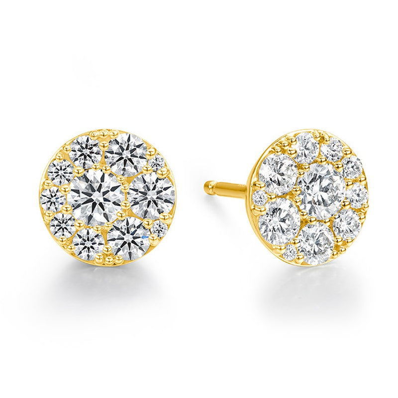 Hearts on Fire Tessa Diamond Circle Earrings HFETESC01028Y