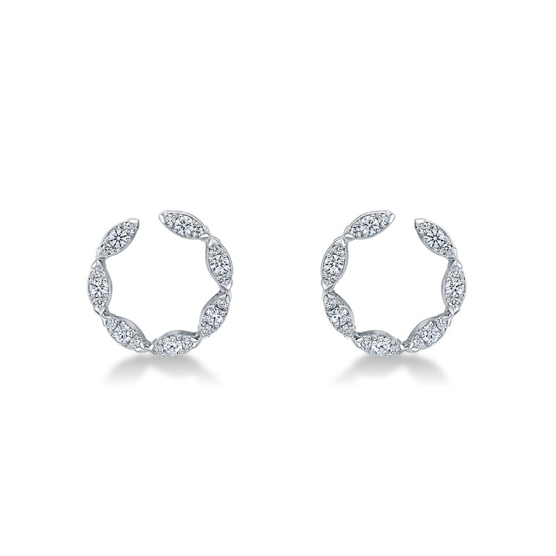 Hearts on Fire Aerial Marquis Wrap Earrings HFEAERMW00428R