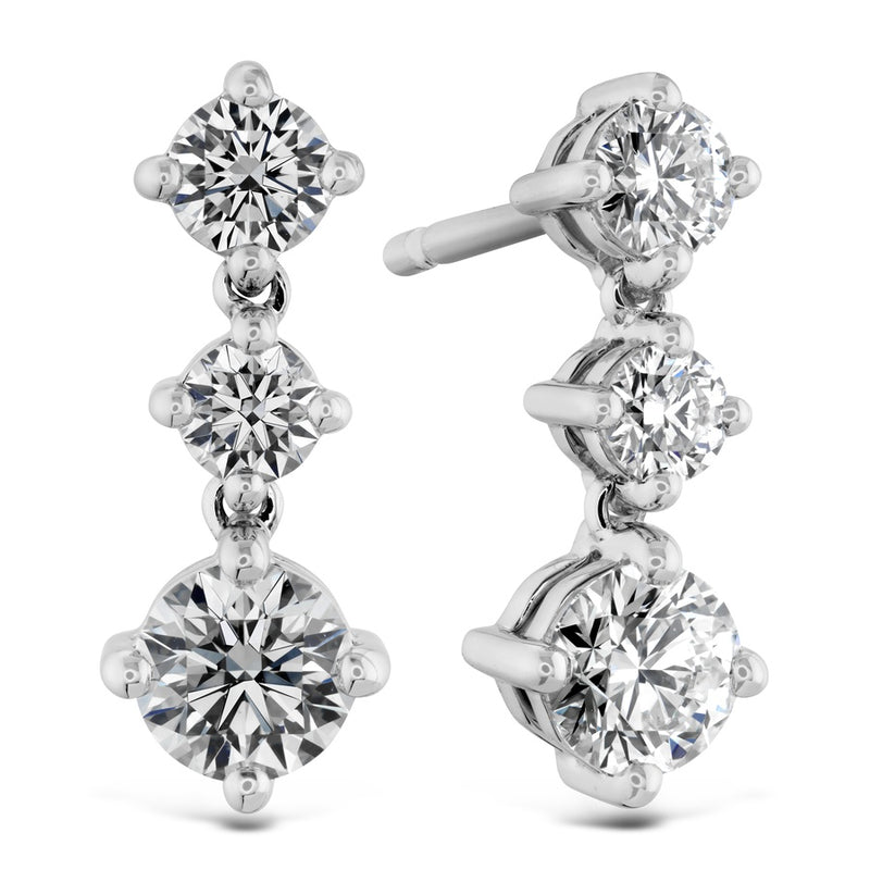 Hearts on Fire Cascade Mini Drop Earrings HFECASMD00948Y