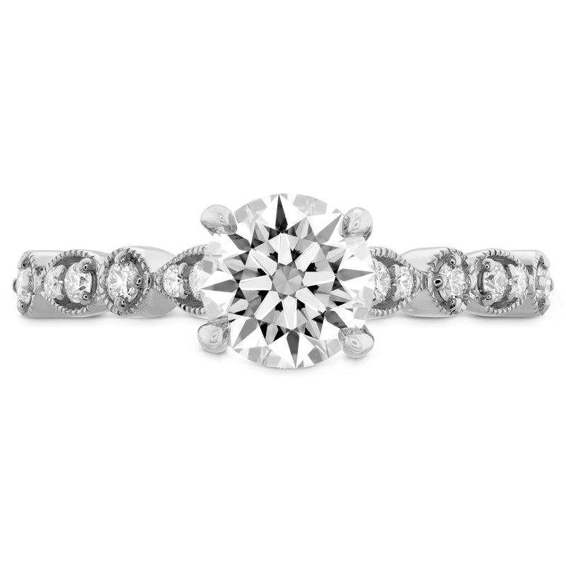 Hearts On Fire Isabelle Teardrop Milgrain Engagement Ring HBSISATRM00188WB-C