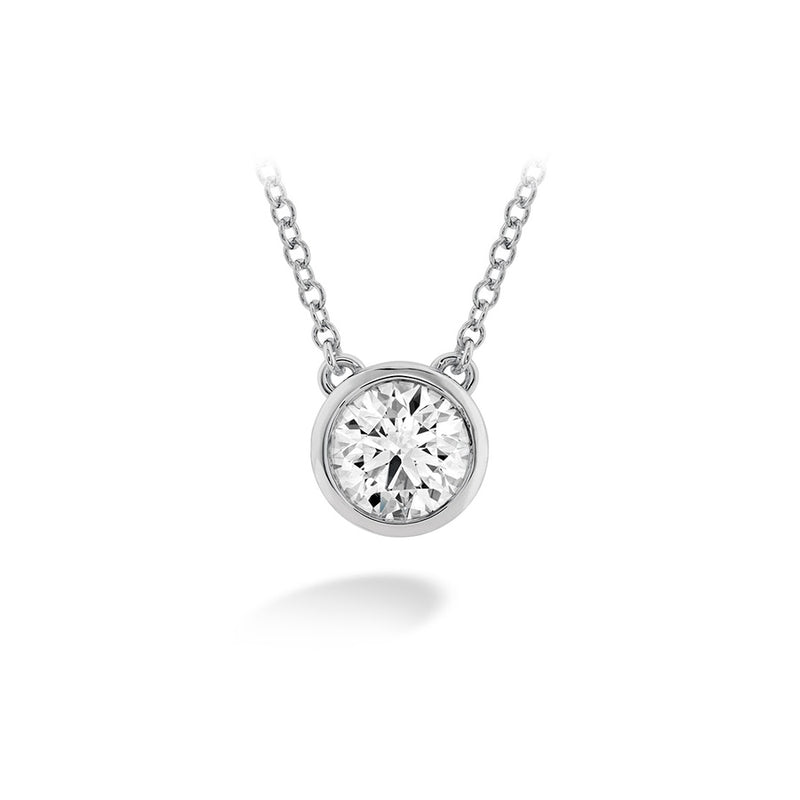 Hearts On Fire Classic Bezel Solitaire Pendant HFPHCLABZ00508W
