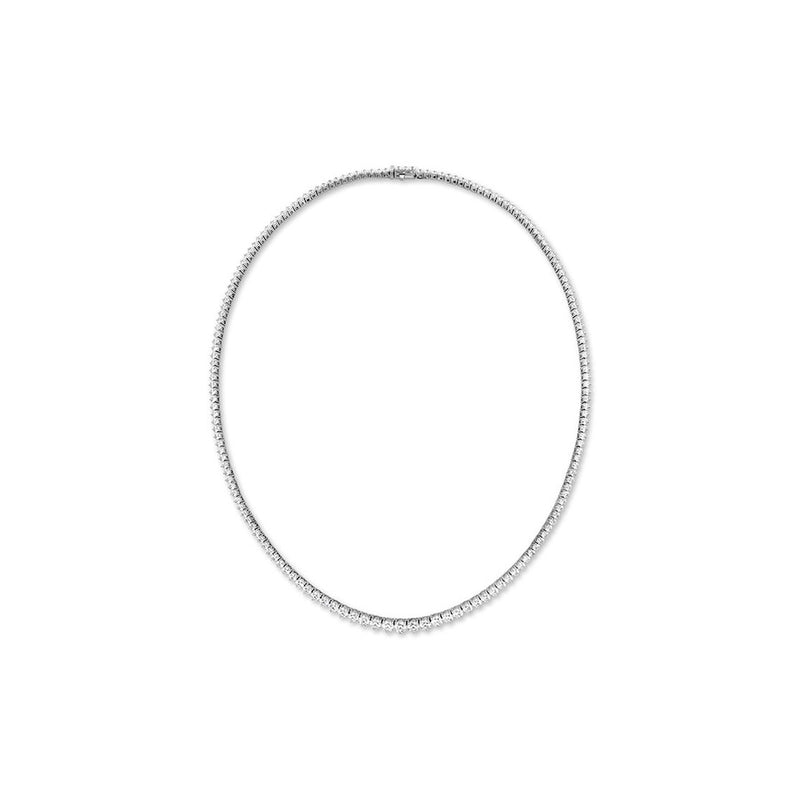 Hearts On Fire Signature Graduated Line Necklace HFNDGLN12198W-18