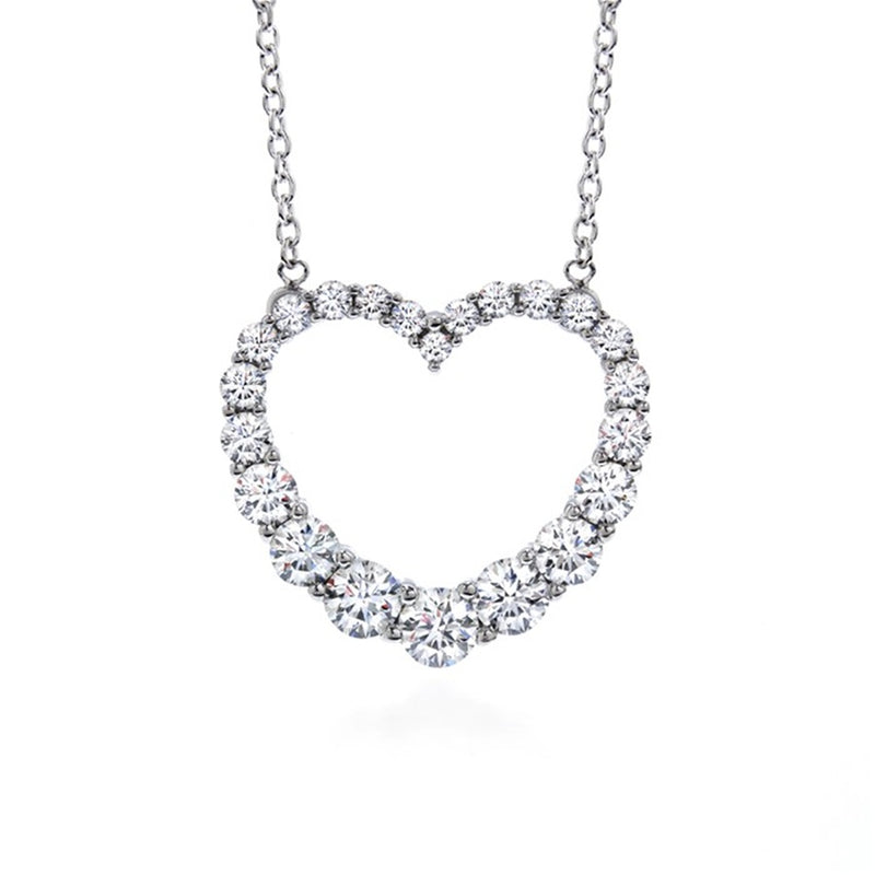 Hearts On Fire Whimsical Graduate Heart Pendant Necklace HFPWGH01188W