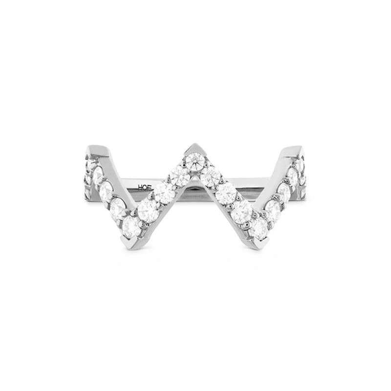 Hearts on Fire Triplicity Pointed Diamond Ring HFRTRIPN00708W