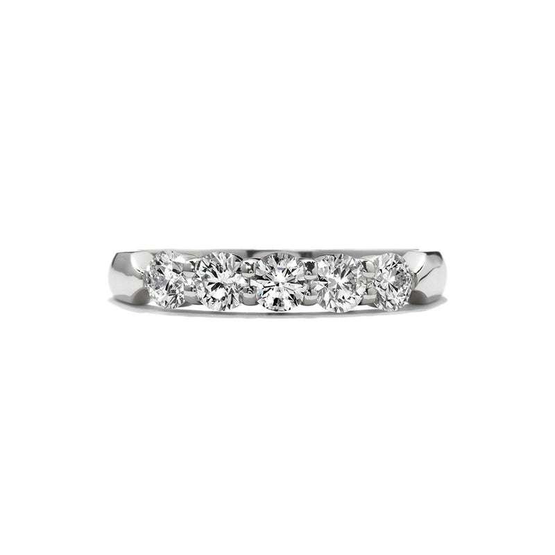 Hearts on Fire Five-Stone Wedding Band 5STB01508W-C